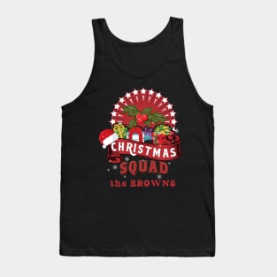 Christmas Family Squad  the  Browns Tank Top